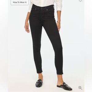 J Crew Skinny black toothpick jeans